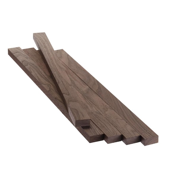 Builders Choice 1 in. x 3 in. x 6 ft. S4S Walnut Board W16010306X