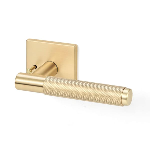 McBowery Taylor Champagne Gold Modern Heavy Duty Knurled Interior