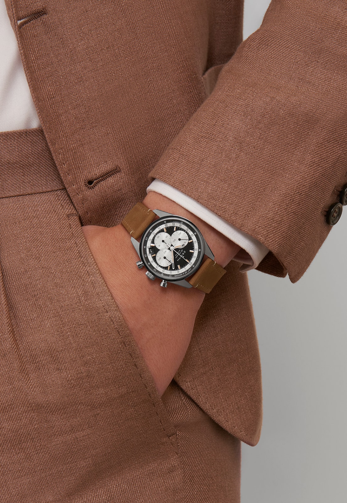 ZENITH クロノマスター オリジナル 1969 - 38.00mm, ステンレススチール