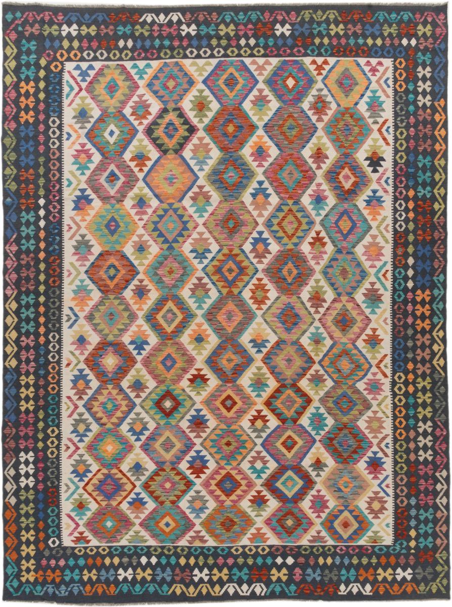 Kilim Afghan Heritage 400x305 No253523 | UniqRugs: Oriental Rugs