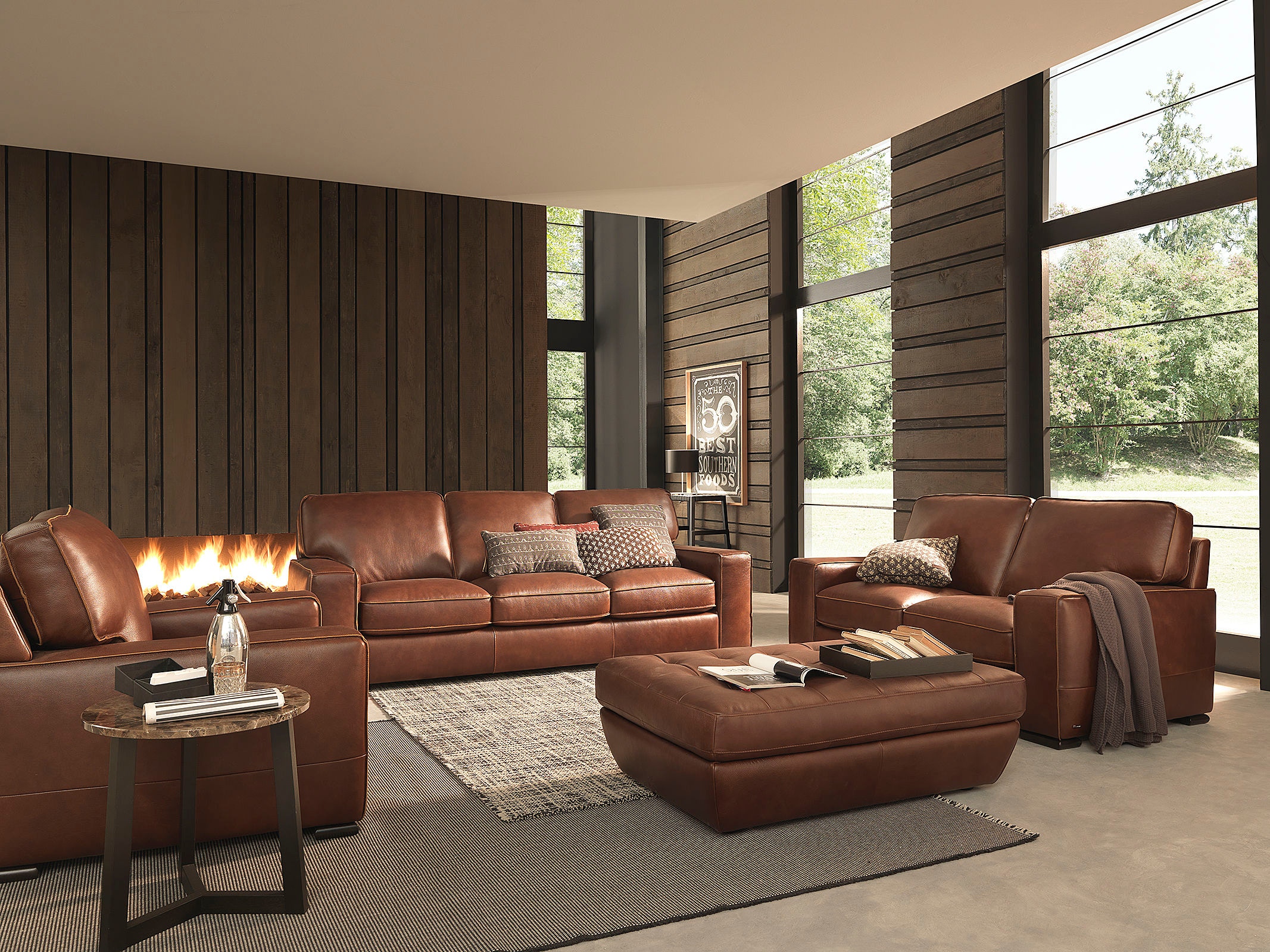 Natuzzi Editions Living Room VINCENZO B858 - Woodbridge Interiors