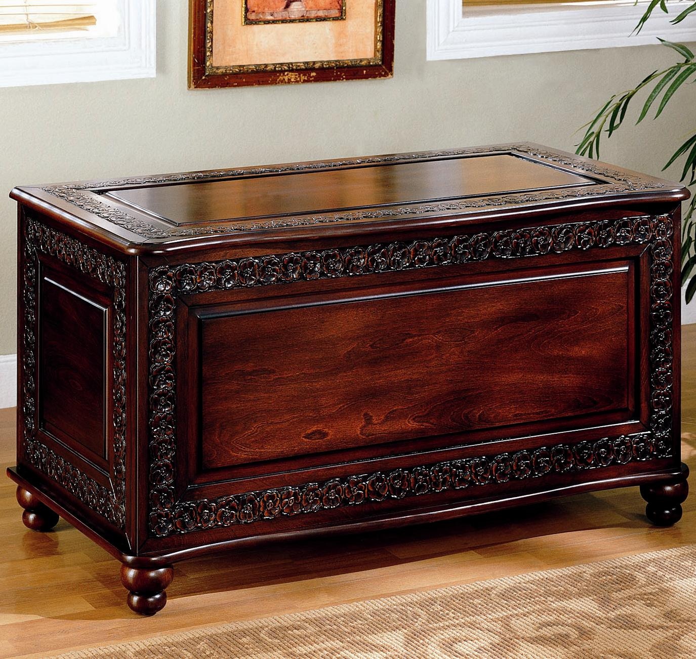 Coaster Bedroom Finlay Cedar Chest Dark Tobacco 900012 - Payless