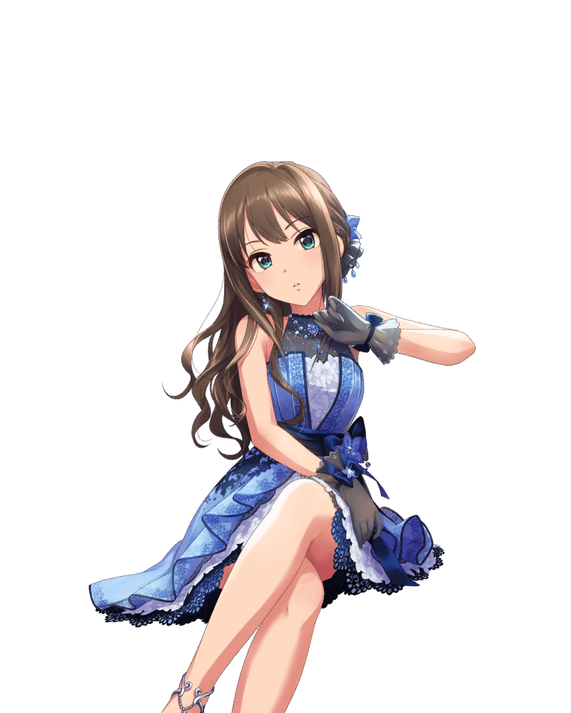 ｴﾀｰﾅﾙﾌﾞﾙｰﾑ]渋谷凛+ | アイマス シンデレラガールズ カードギャラリー