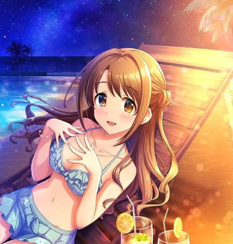 笑顔のｴﾀｰﾅﾙｻﾏｰ]島村卯月 | アイマス シンデレラガールズ カードギャラリー