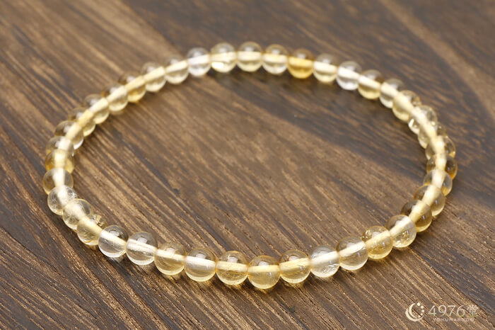 シトリン ブレスレット 4mm ｜ 天然石通販の4976堂