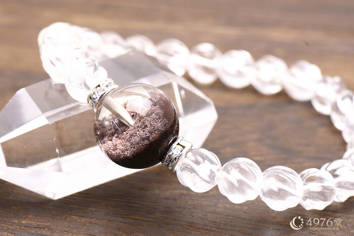 ガーデンクォーツ・トルネード水晶 ブレスレット ｜ 天然石通販の4976堂