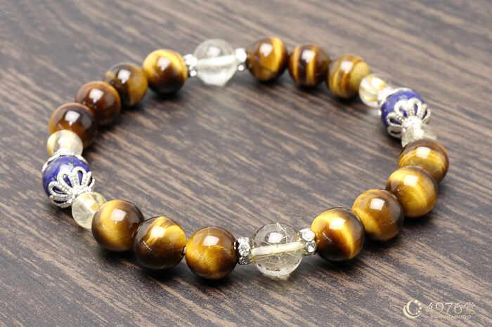 ラピスラズリ・タイガーアイ・ルチルクォーツ ブレスレット ｜ 天然石