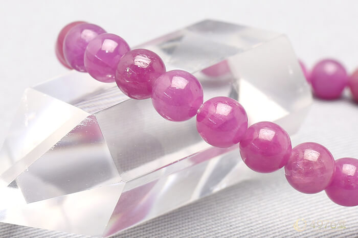 ルビー ブレスレット 6mm ｜ 天然石通販の4976堂