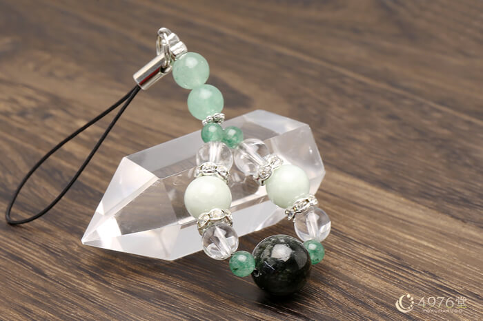 トルマリン・翡翠 ストラップ ｜ 天然石通販の4976堂