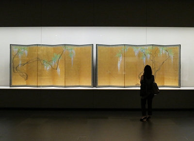 応挙の藤花図と近世の屏風」 | 青い日記帳