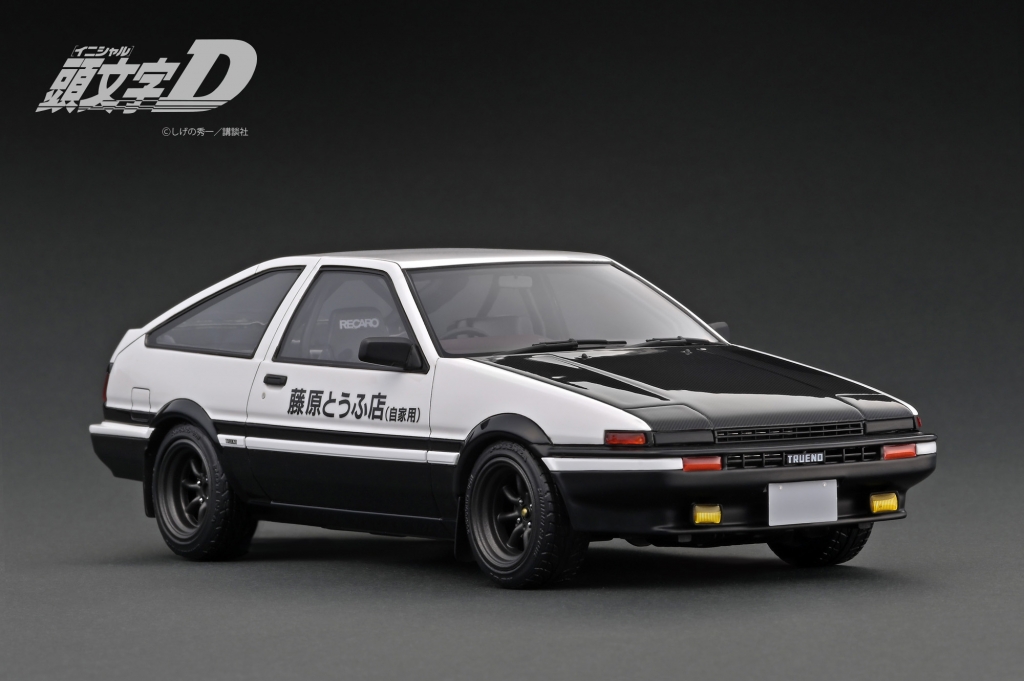 web optionで紹介！「藤原拓海フィギュア付き!」頭文字D「AE86」の新作