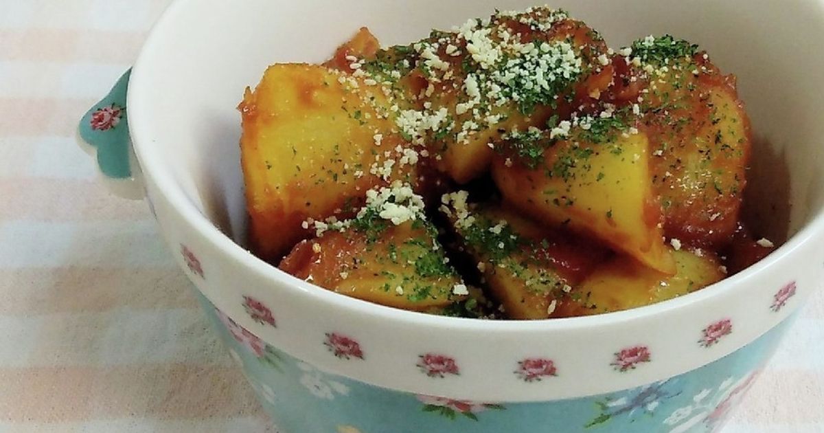 お弁当に「ポテトのケチャップ・ソース味」 by umemodoki