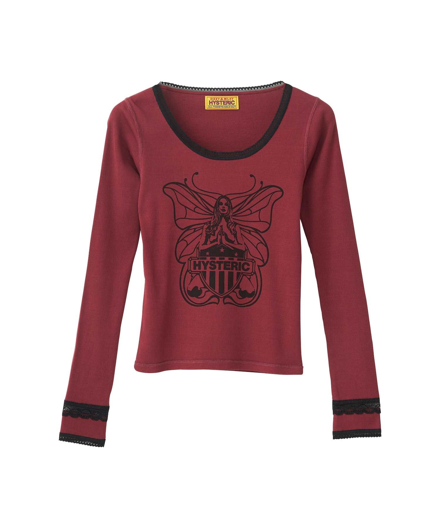 TYPE LOGO柄ジャカード チビTシャツ|HYSTERIC GLAMOUR WOMEN