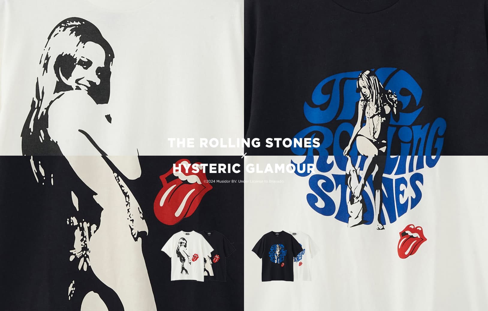 THE ROLLING STONES x HYSTERIC GLAMOUR | HYSTERIC GLAMOUR ONLINE