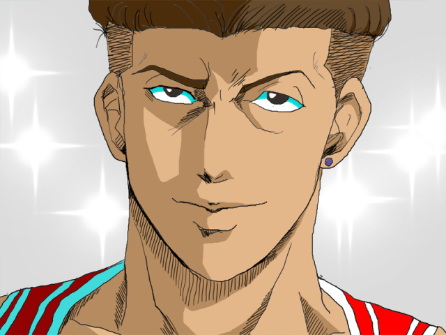 スラムダンク 宮城リョータ｜作品詳細｜ILLUST DAYS シンプルイラスト