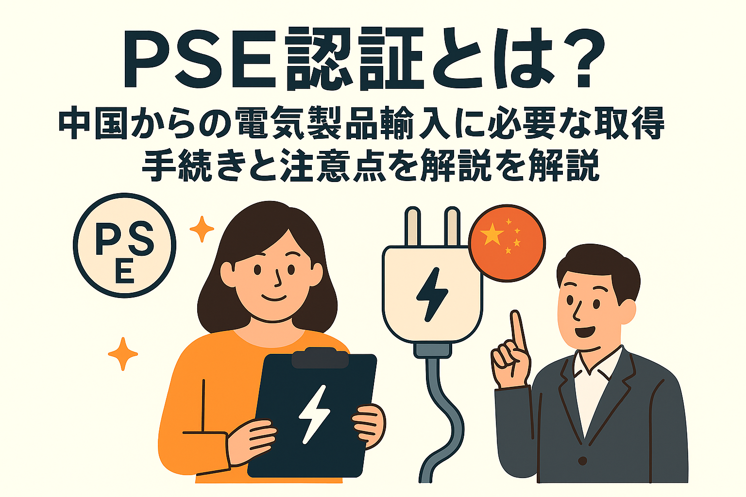 PSE認証とは？中国製電気製品の輸入手続き・費用・注意点を解説| 中国