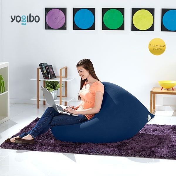 Yogibo Mini Premium（ヨギボー ミニ プレミアム）＜ネイビーブルー