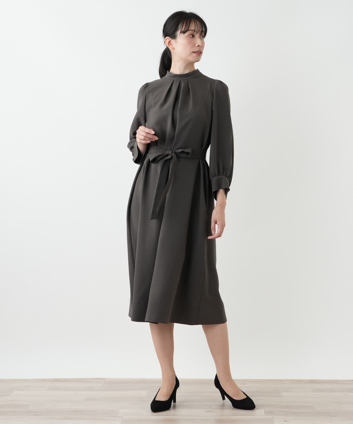 スタンドカラーワンピース|ブールジュ | レリアン公式オンラインストア