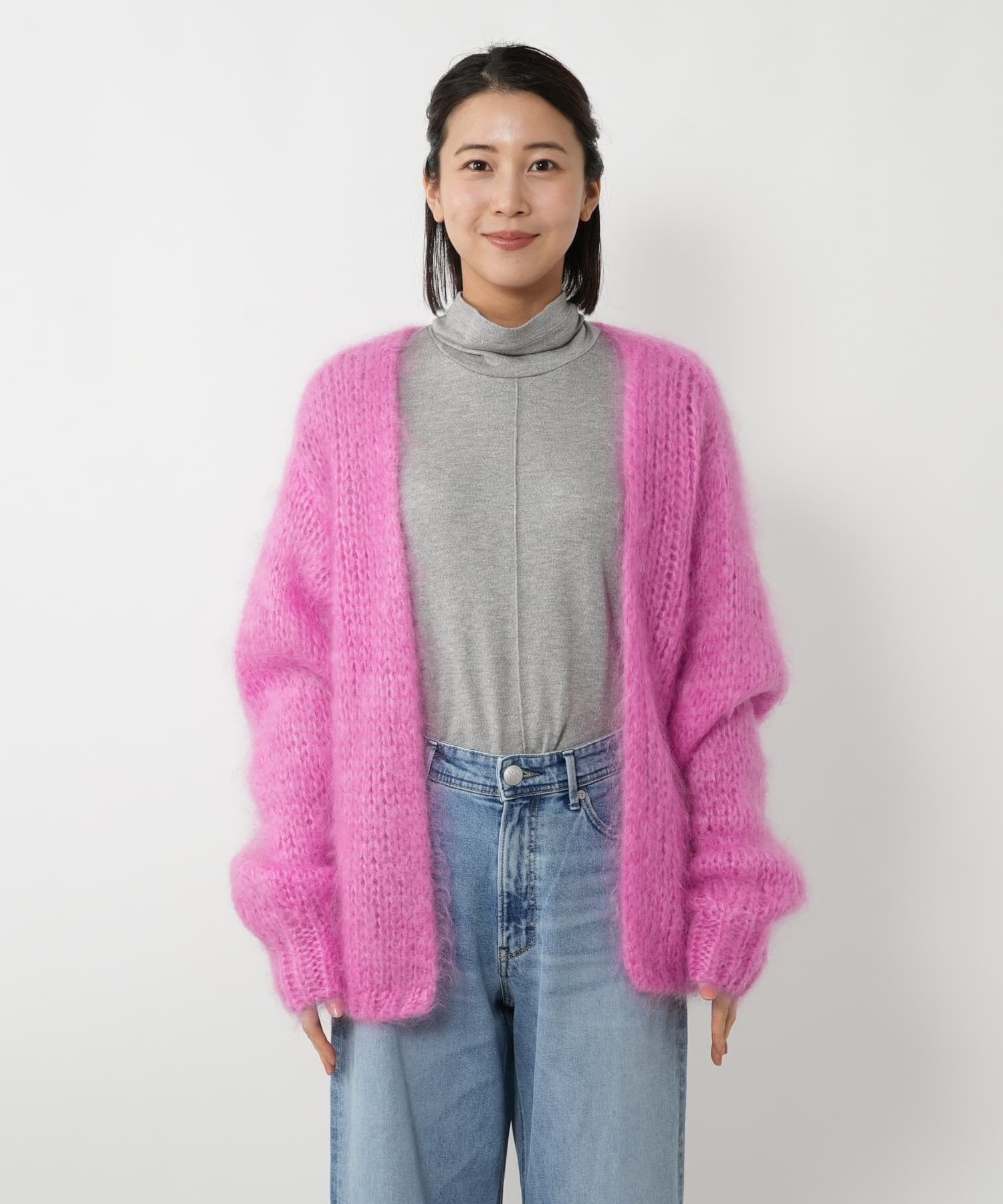 シャギーニットカーディガン【LES TRICOTS D'O】|ネミカ | レリアン