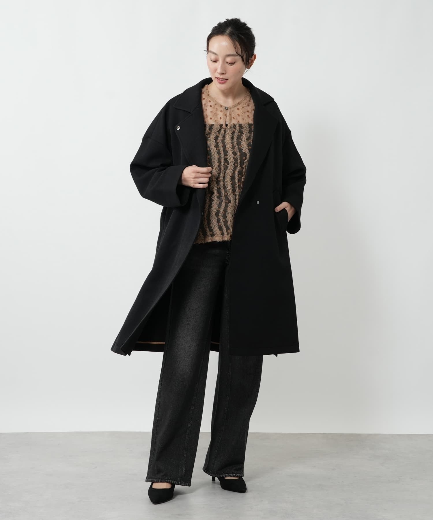 ドロップショルダーコート【PASSIONE】|ネミカ | レリアン公式