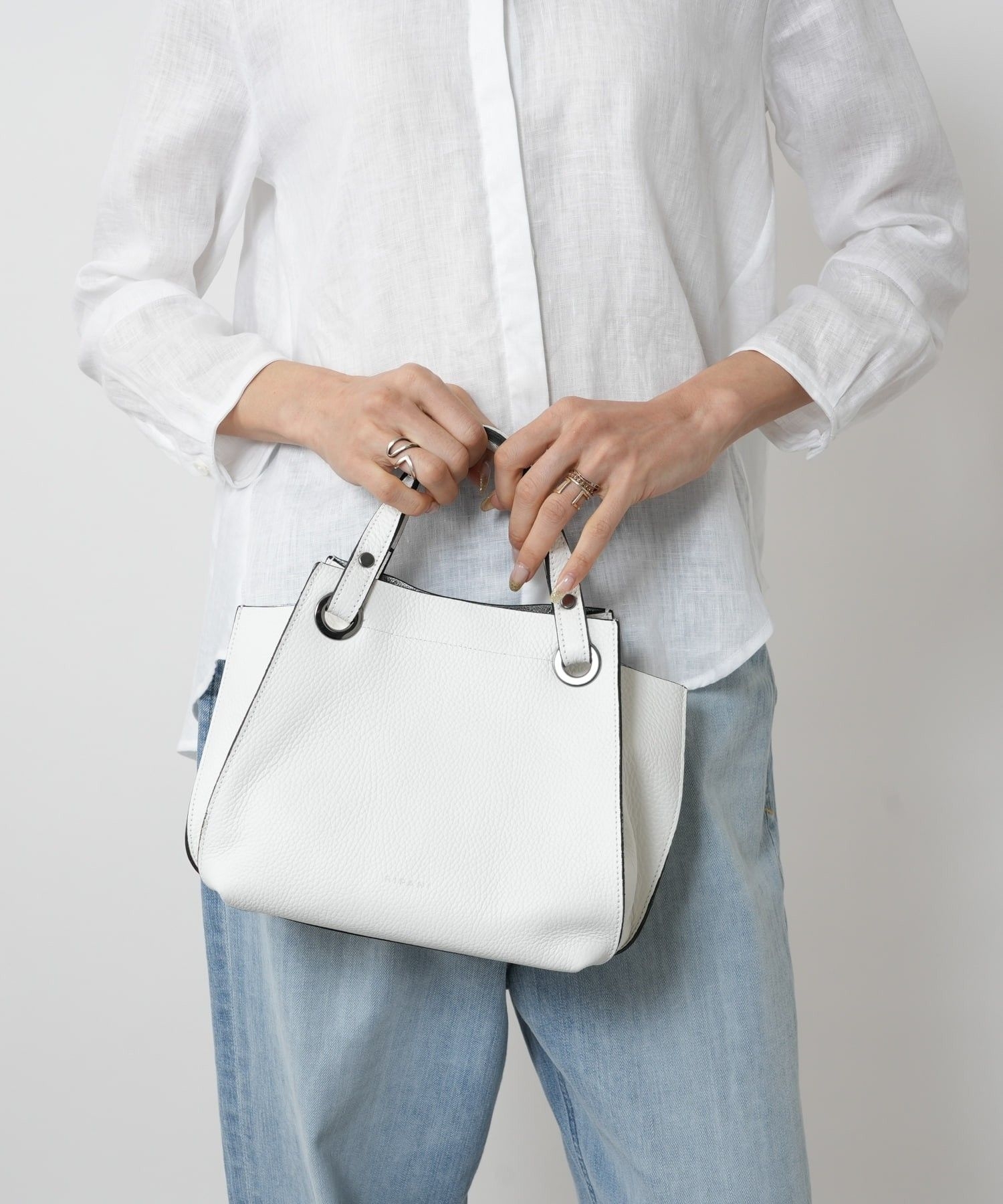 レザーハンドバッグ【RIPANI】|ネミカ | レリアン公式オンラインストア