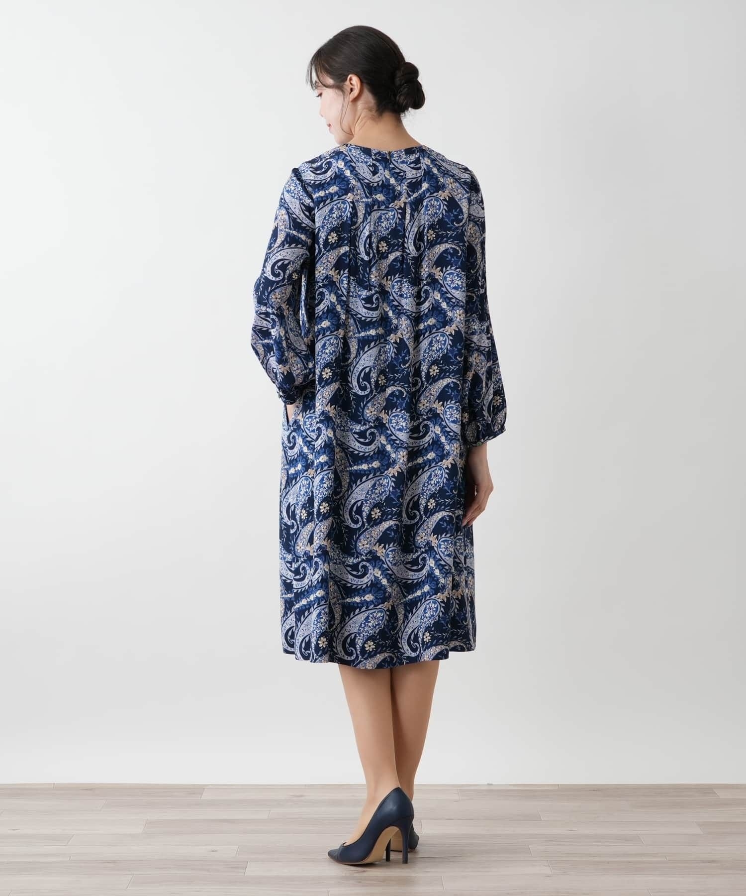 ペイズリーワンピース【プラス企画】|レリアン プラスハウス