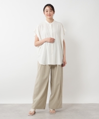 スタンドカラー比翼ブラウス【SACRA】|ネミカ | レリアン公式