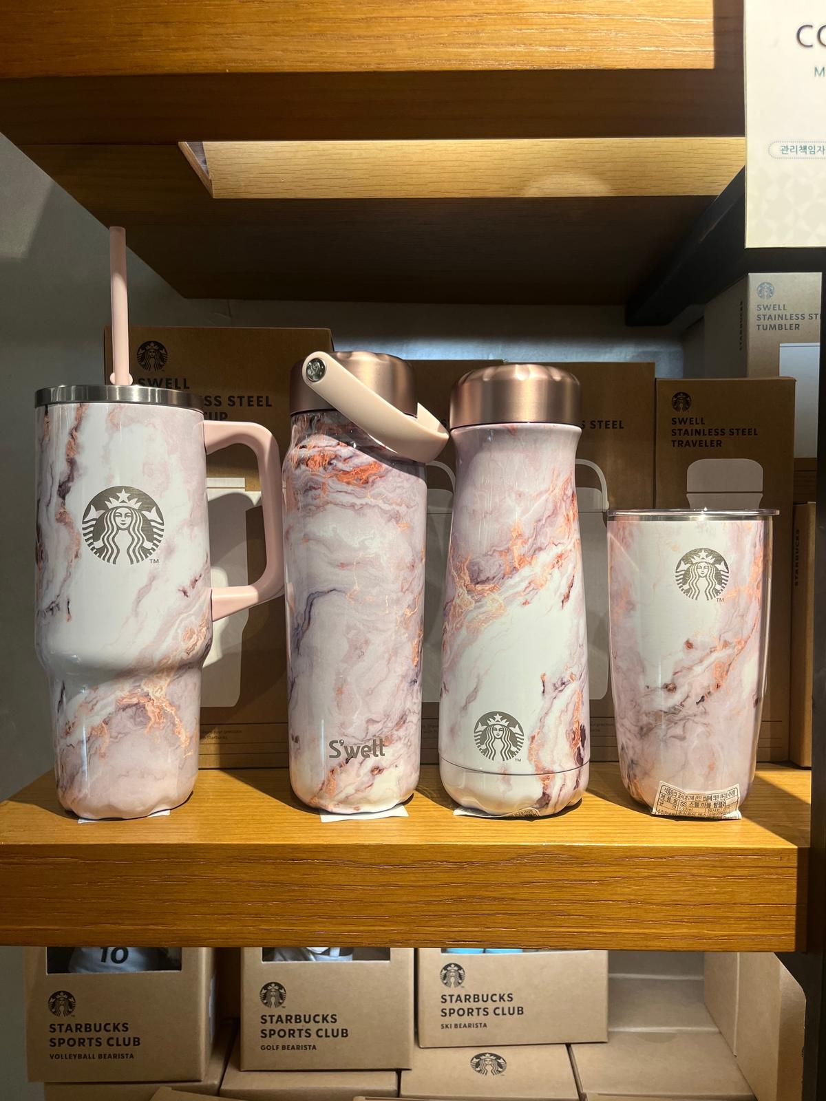 韓国スタバ】ピンクマーブル『韓国限定』タンブラーが可愛すぎる！ | MORE