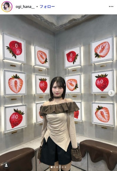 ≠ME尾木波菜、色白美肌際立つオフショル姿にファン釘付け「最強の