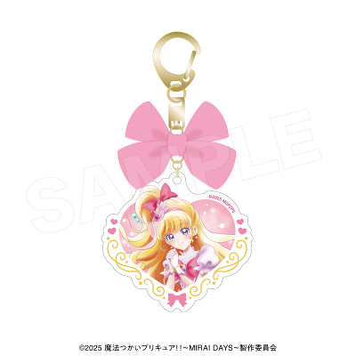 リボン付きアクリルキーホルダー(ハートフルリボン)_キュアミラクル