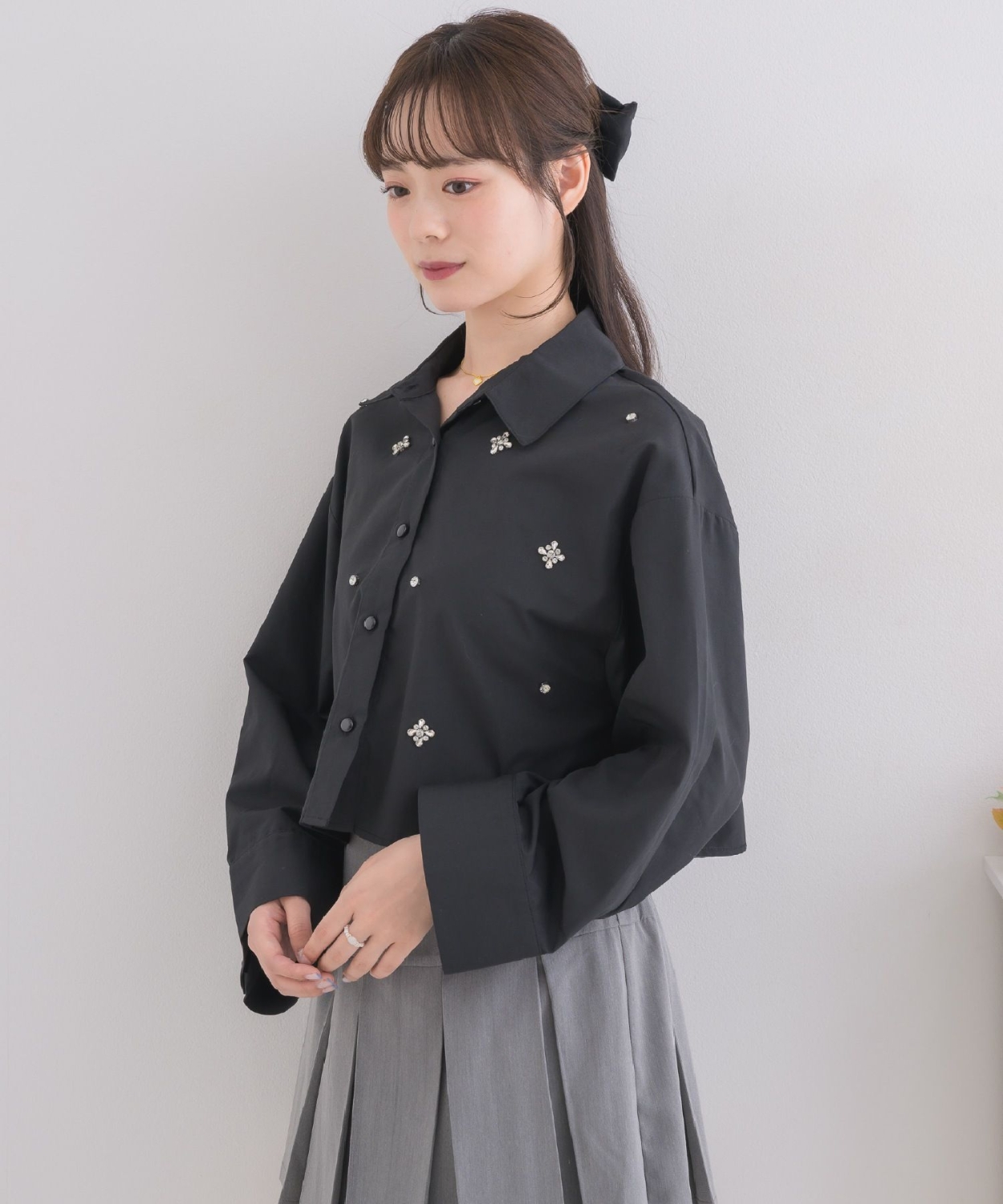 ビジュー付SH|ems excite | RETRO GIRL ONLINE STORE レトロガール