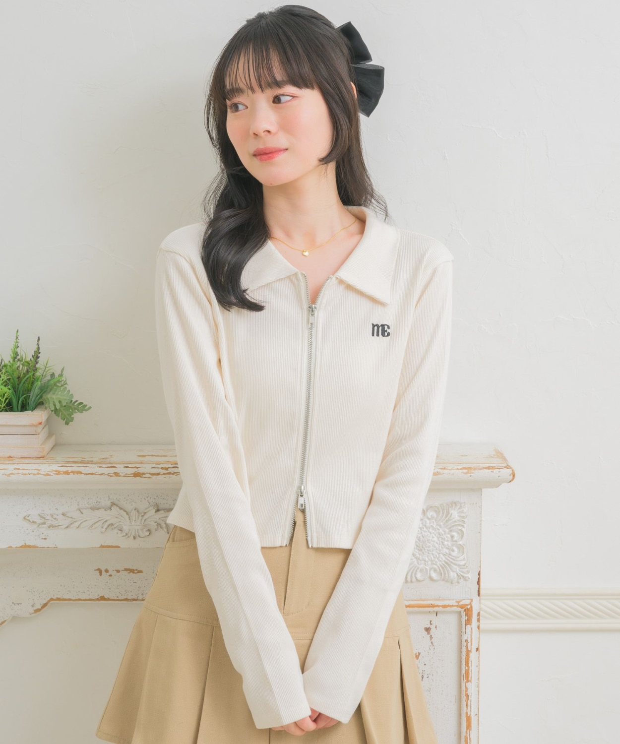 ダブルZIP刺繍CT|ems excite | RETRO GIRL ONLINE STORE レトロガール