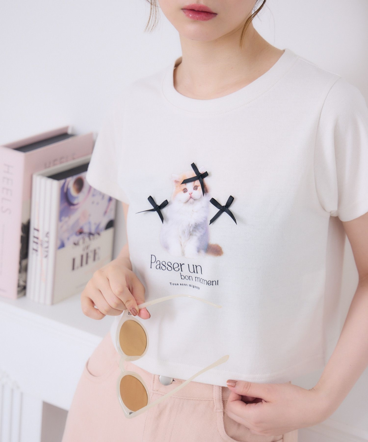 リボンcatTEE|ems excite | RETRO GIRL ONLINE STORE レトロガール