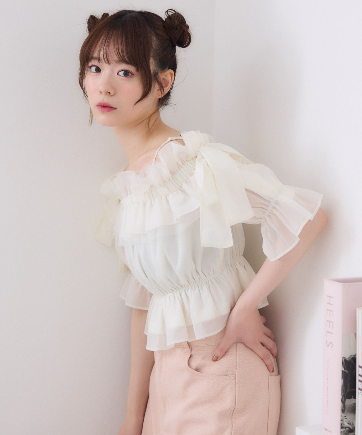 サイドリボンオフショルBL|ems excite | RETRO GIRL ONLINE STORE