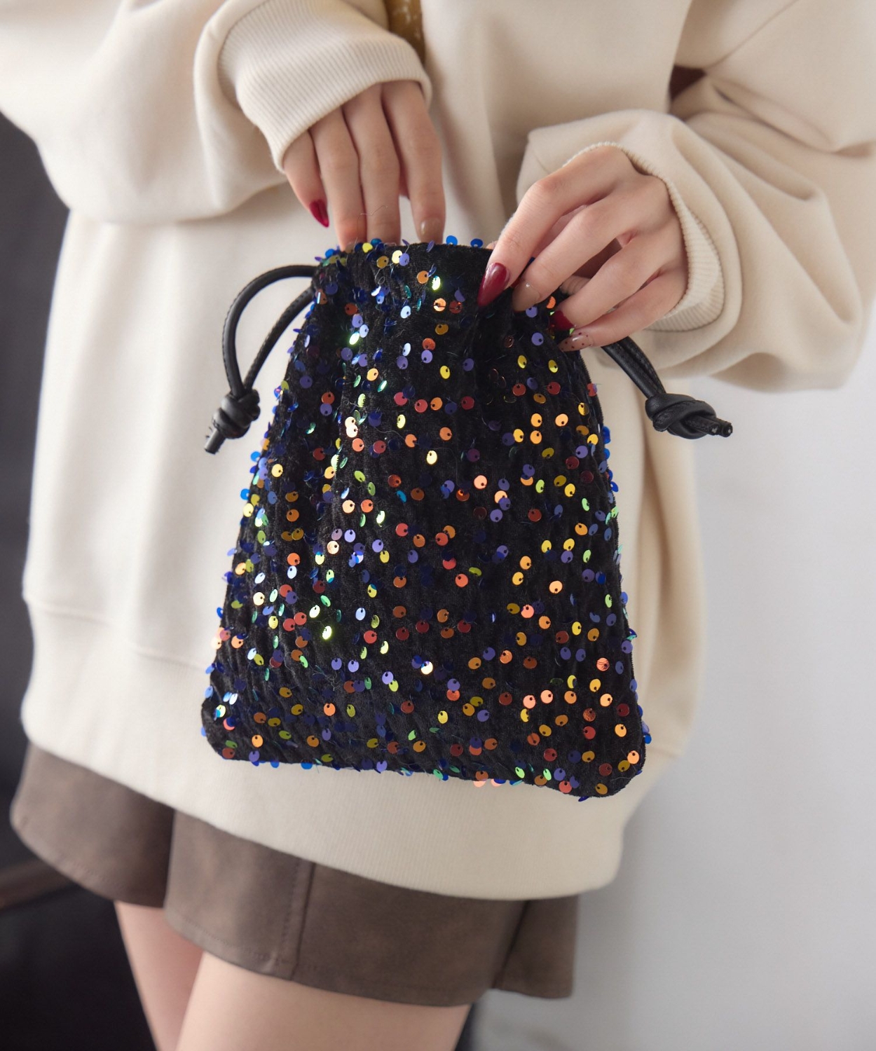 スパンコール巾着バッグ|RETRO GIRL | RETRO GIRL ONLINE STORE レトロ