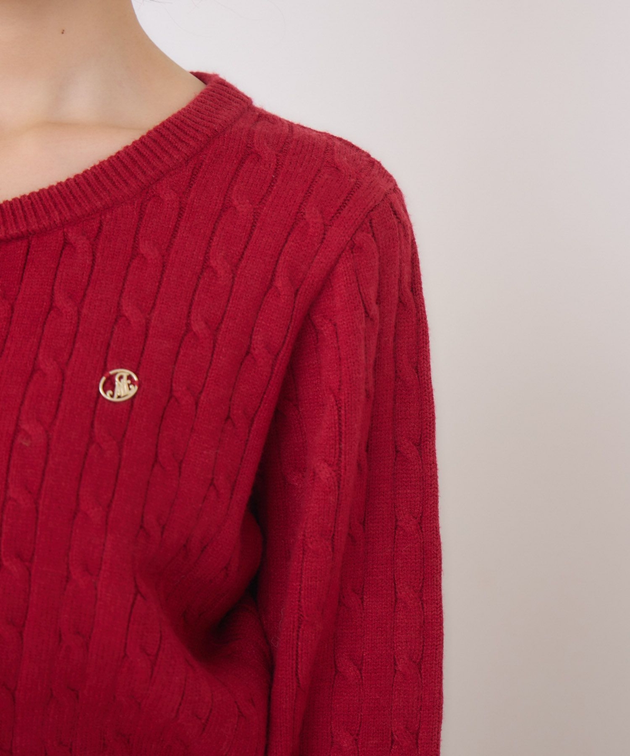 プレートケーブルNTカーデ|ems excite | RETRO GIRL ONLINE STORE