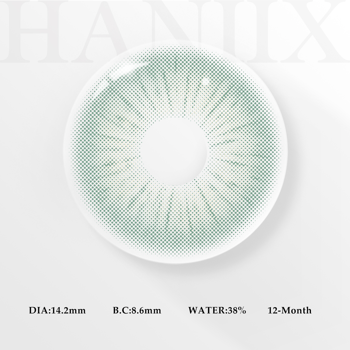 Oasis Green Natural 6 Months Colored Contacts – HANIIX