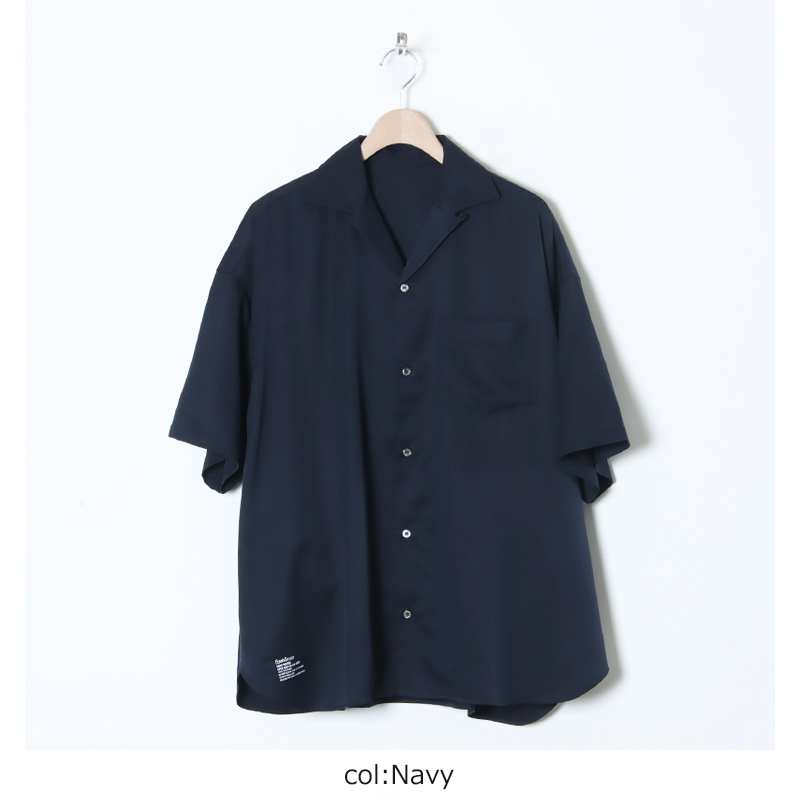 Fresh Service (フレッシュサービス) COOLFIBER OPEN COLLAR S/S SHIRT