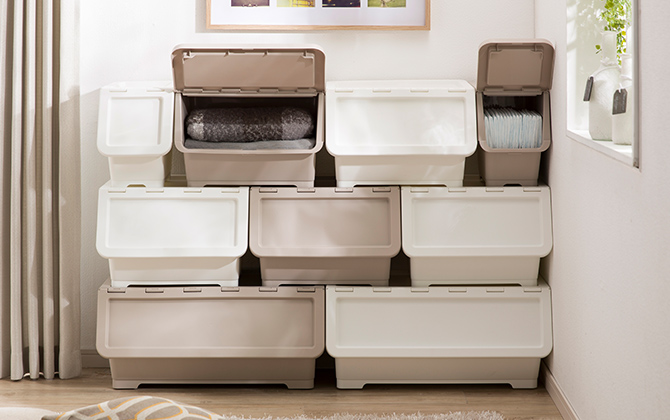 インテリアキャリコ S シンプルホワイト | 押入れ収納・クローゼット