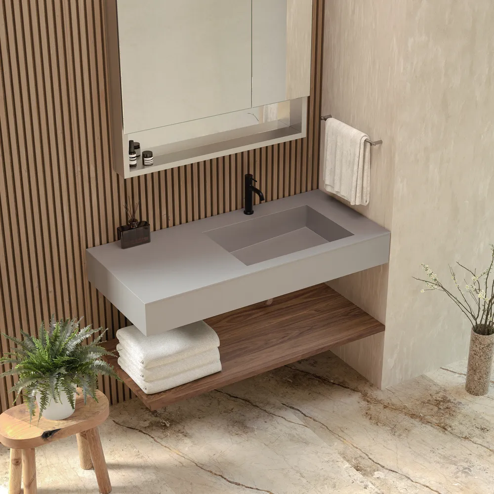 ラヴィタスW1200 ホワイト×オーク | 洗面台 | 住宅設備機器（洗面台