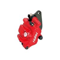 2ポットブレーキキャリパー レッド - バイク