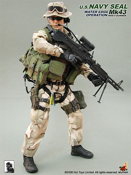 ホットトイズ・ミリタリー US Navy Seal Water Edge Operation - MK43