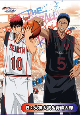 黒子のバスケ のれん3 B：火神大我＆青峰大輝[エンスカイ]《在庫切れ》