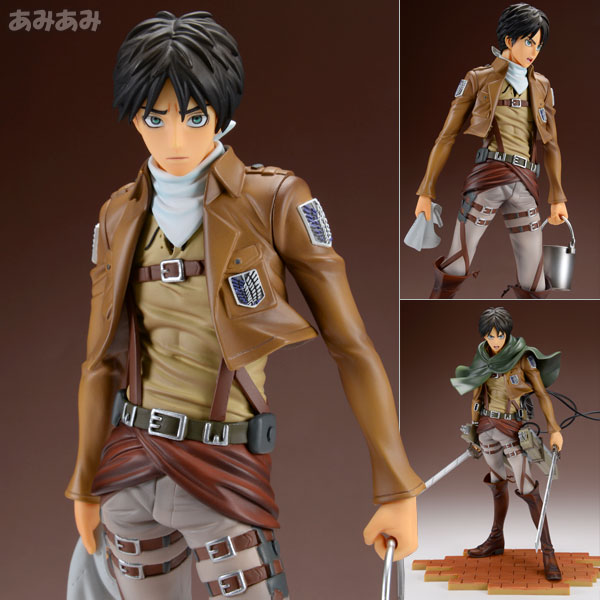 BRAVE-ACT 進撃の巨人 エレン・イェーガー（お掃除版） 1/8 完成品