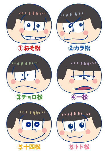 おまんじゅうにぎにぎマスコット『おそ松さん』 [エンスカイ]