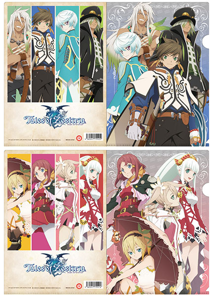 テイルズ オブ ゼスティリア ザ クロス☆ミニクリアファイル5枚セット