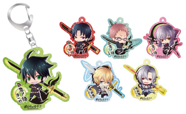 箱破損特価新品)終わりのセラフ トレーディングアクリルキーホルダー 6