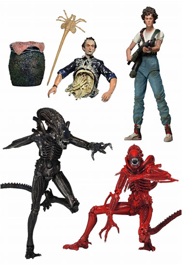 エイリアン/ 7インチ アクションフィギュア シリーズ5： 4種セット