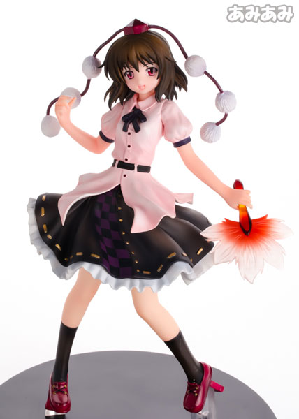 東方プロジェクト 射命丸文 -ver.2- パープルチェックカラー 1/8 完成