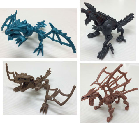 ほねほねザウルス×モンスターハンター アナザーカラーエディション 8個